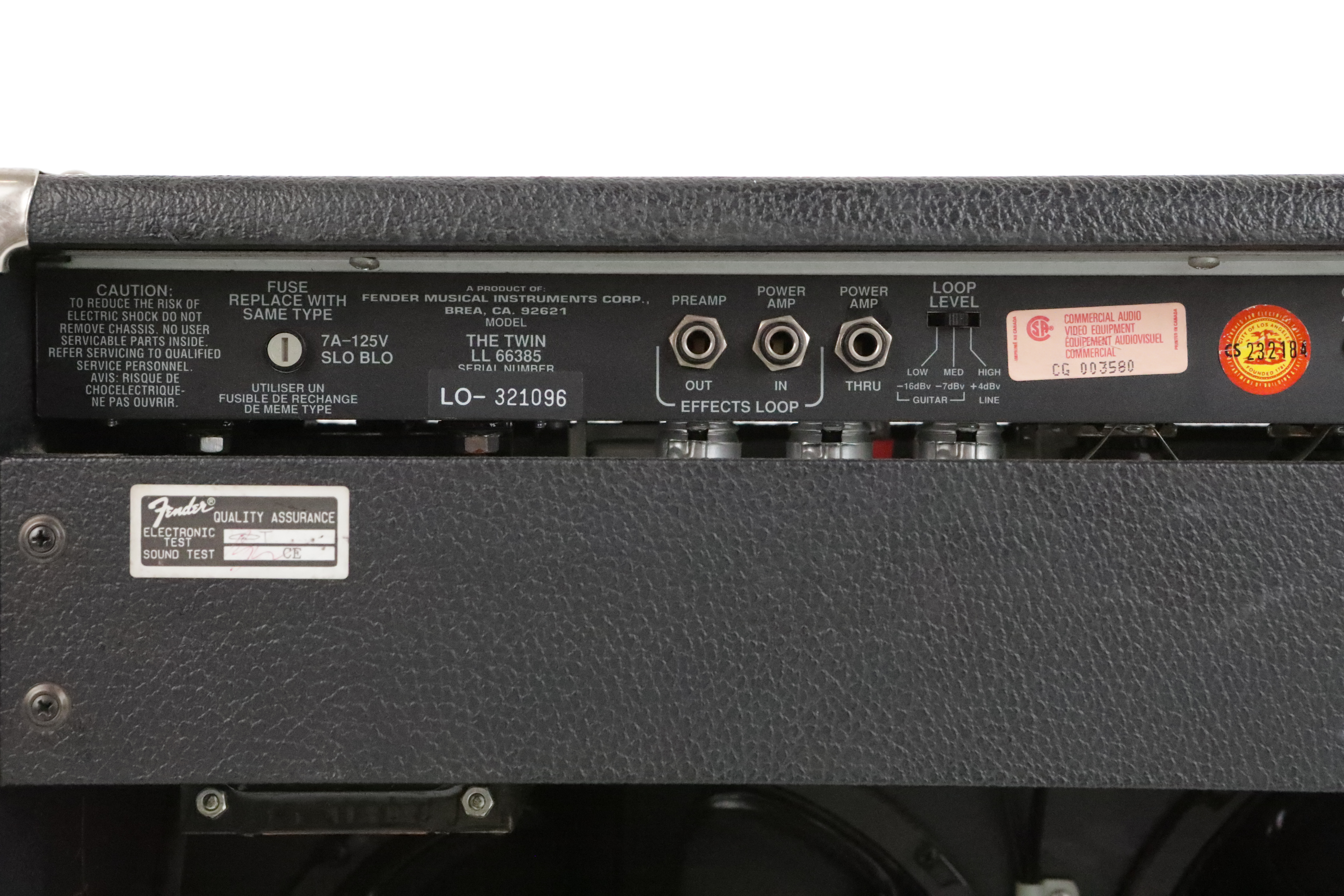 Fender The Twin Red Knob Tube Combo 2x12 Guitar Amplifier w/ Footswitch 35013 eBay