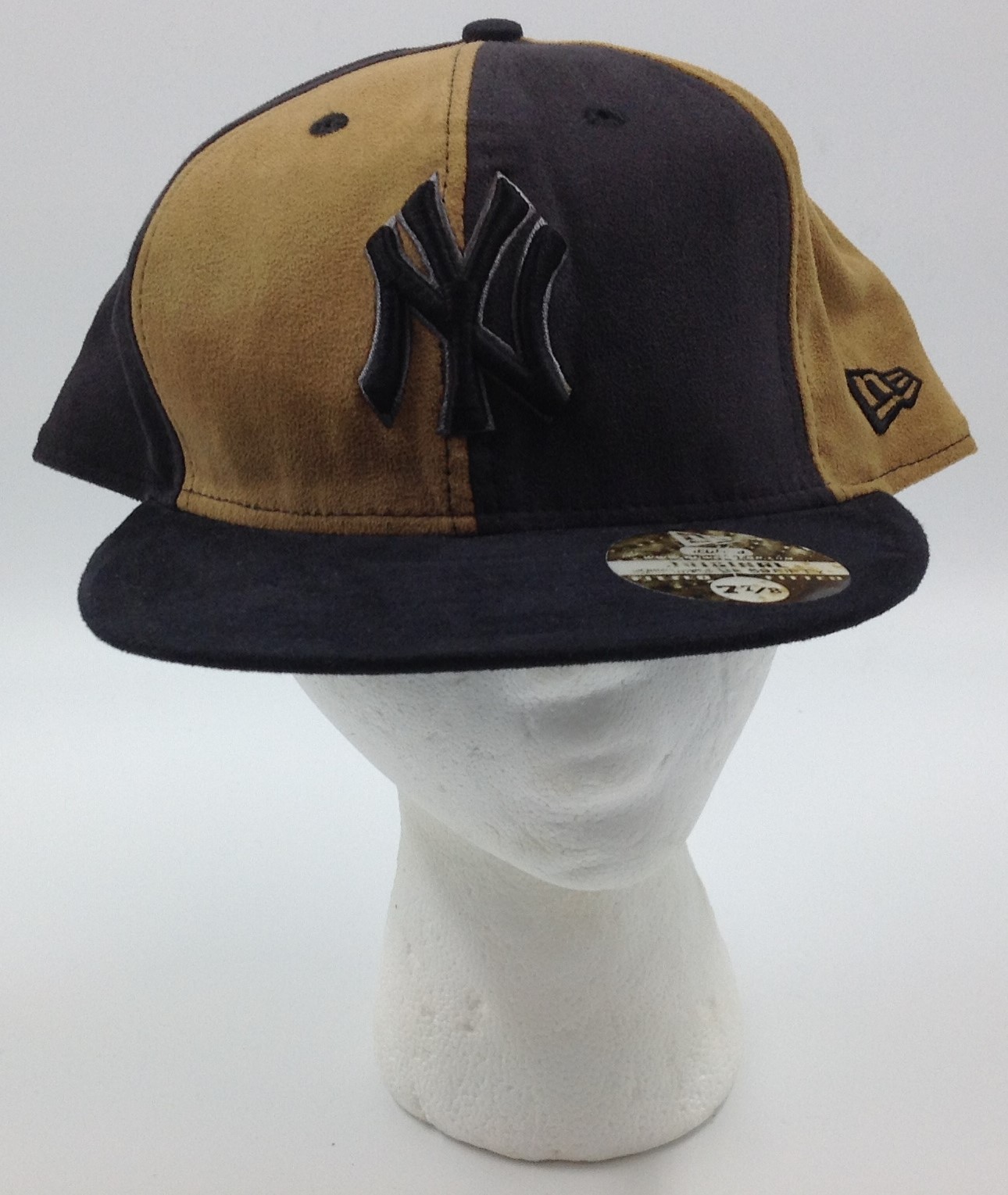 suede fitted hat