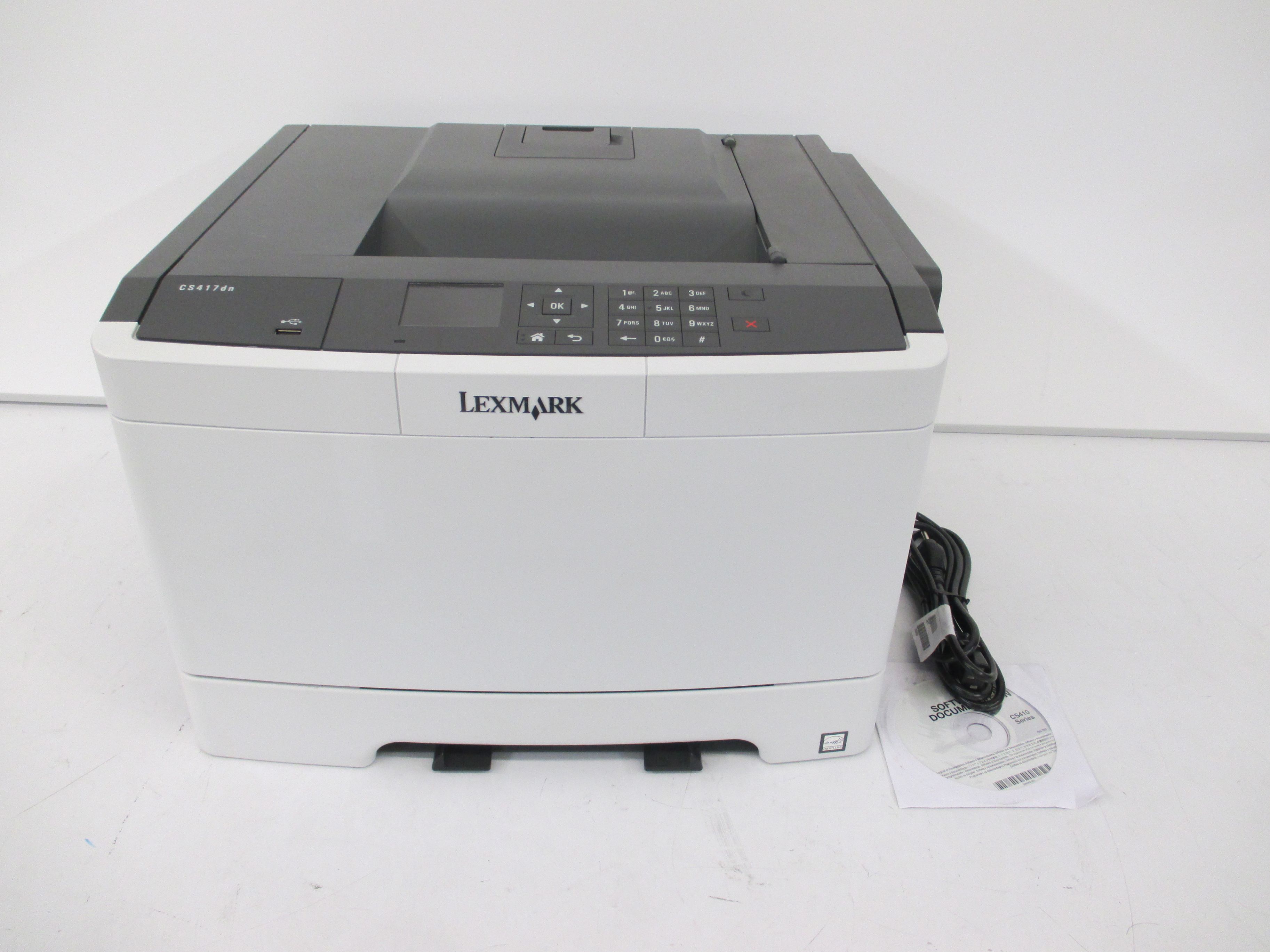 Lexmark 28DC050 Lexmark CS417dn Color Laser Printer REFURB eBay
