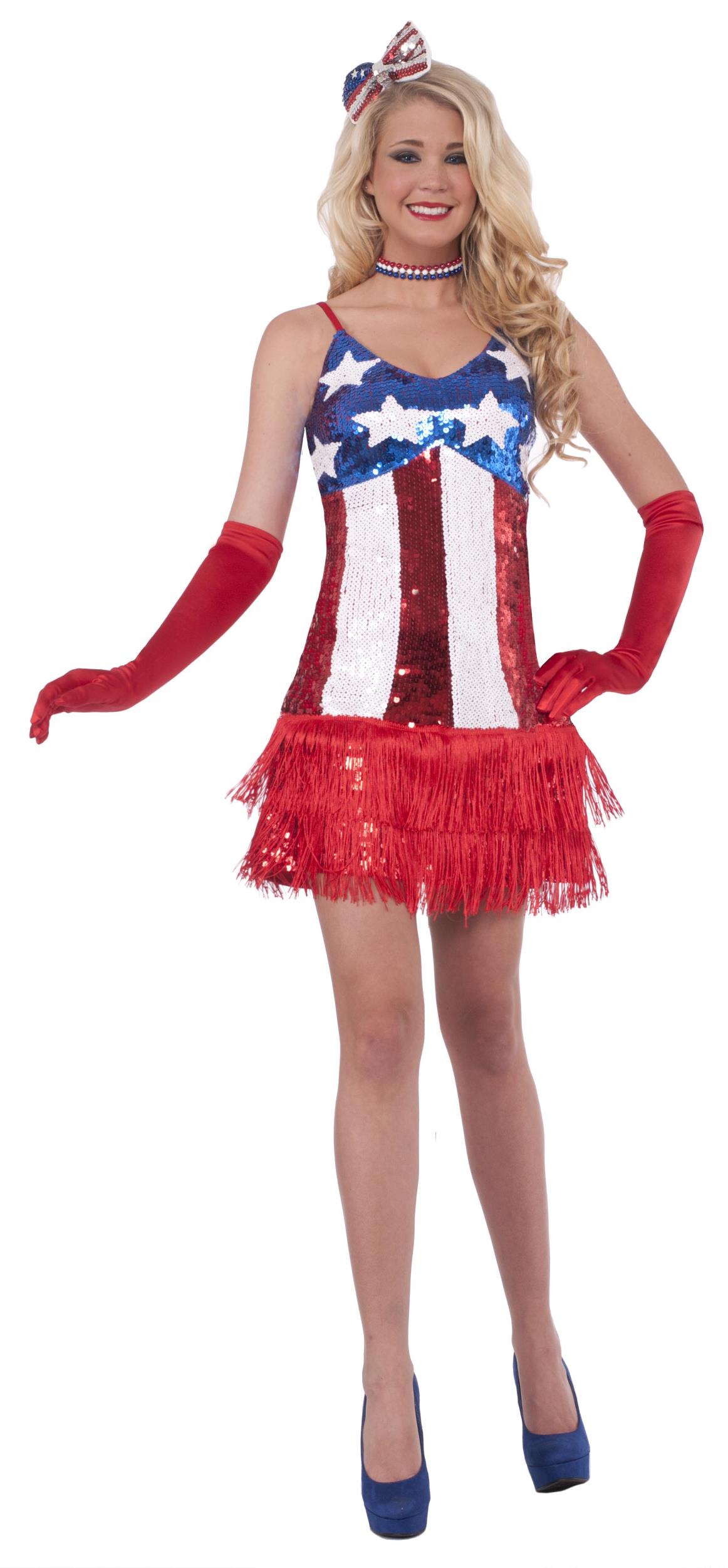 sexy american flag dress