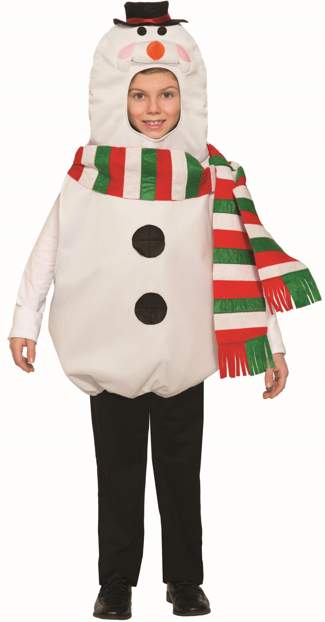 Child Snowman Christmas Costume Kids Tunic | eBay