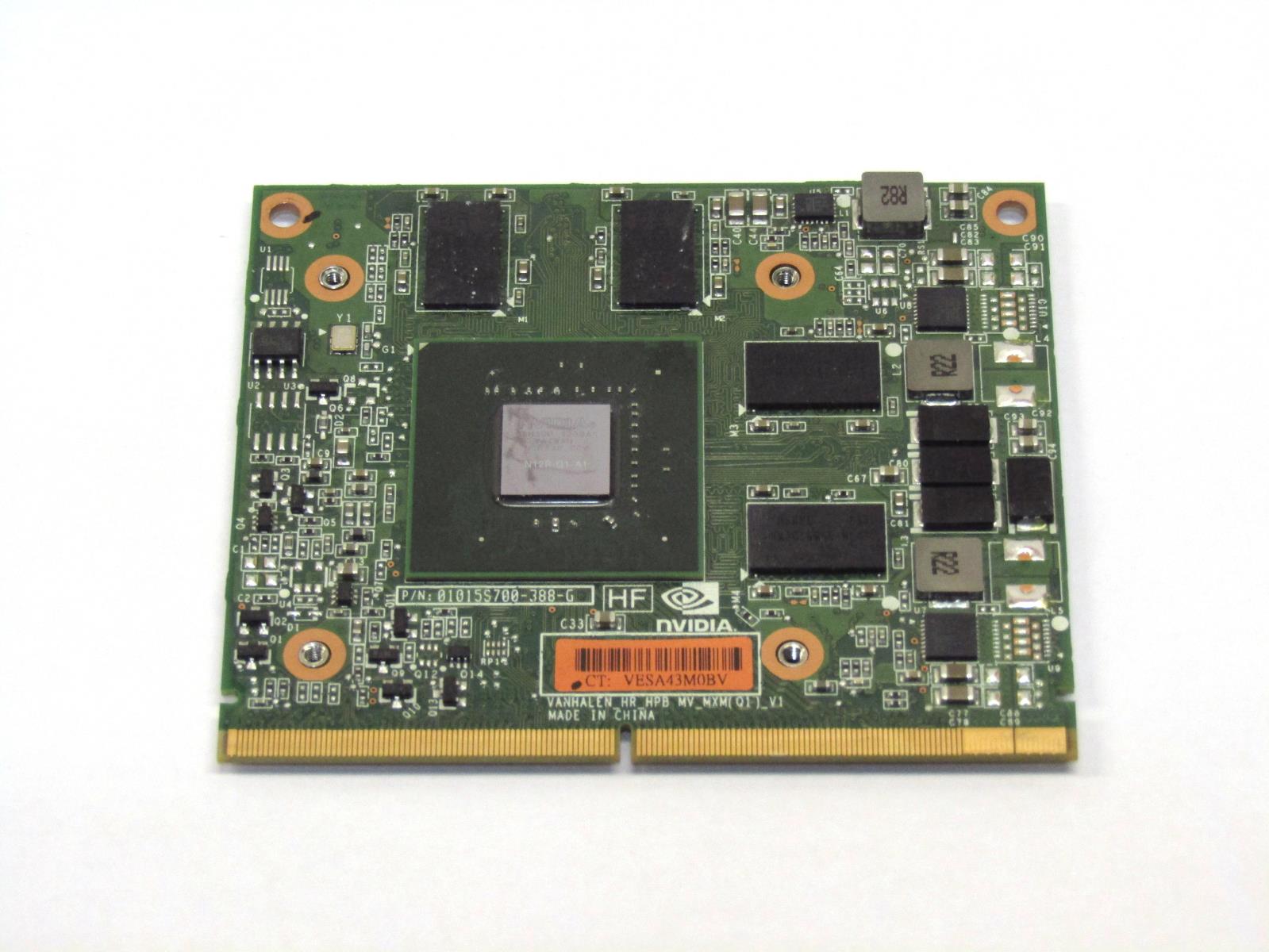 NVidia Quadro 1000M Mobile Graphics Card 700MHz Clock Speed 2GB