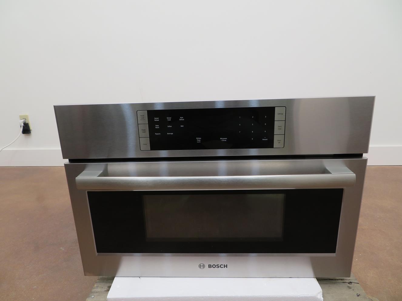 Bosch 500 Series 30" 1.6 Cu Ft Capacity Built-In Microwave Oven ...