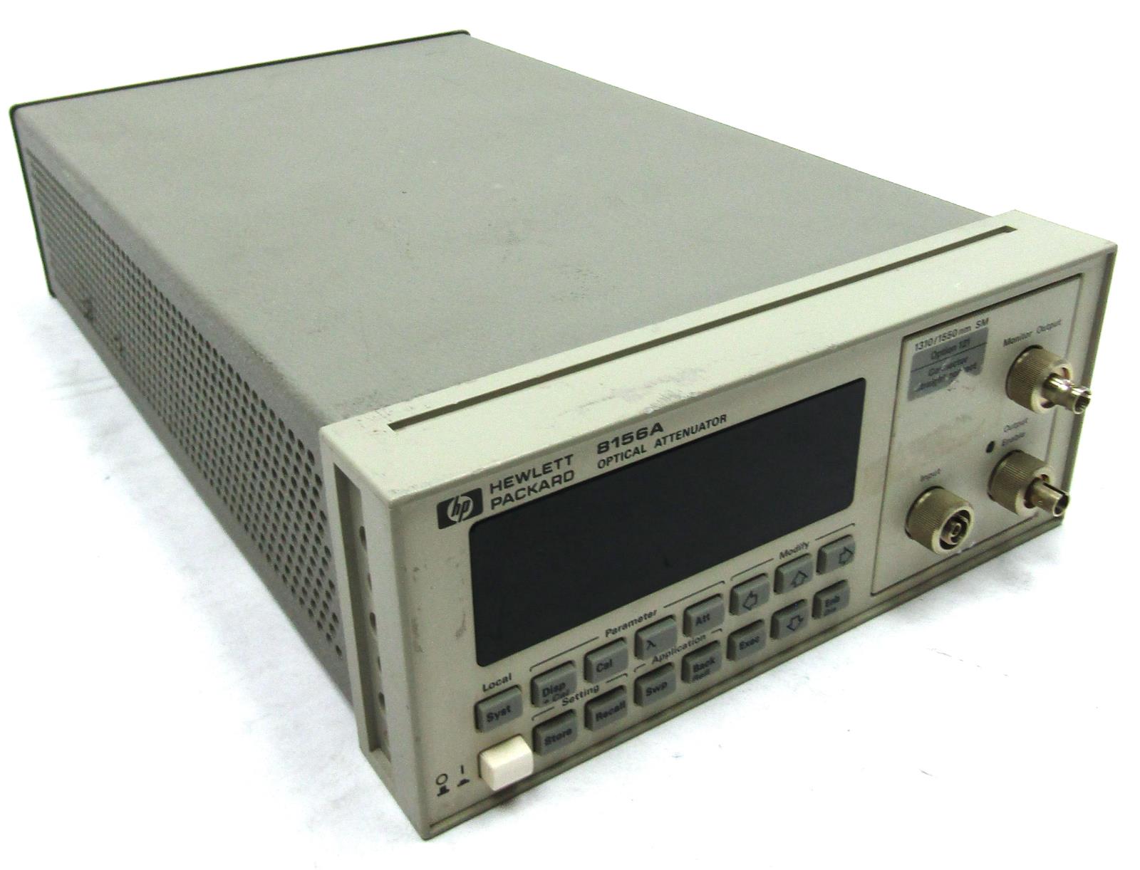 HP 8156A Optical Attenuator with Option 121 60dB Attenuation Range