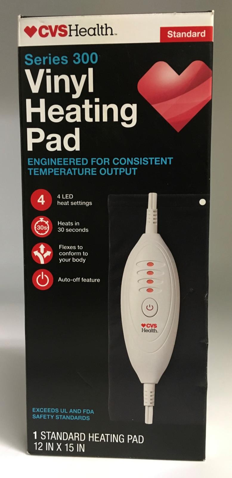 CVS Health Series 300 Vinyl Heating Pad 12x15 Standard NEW! eBay