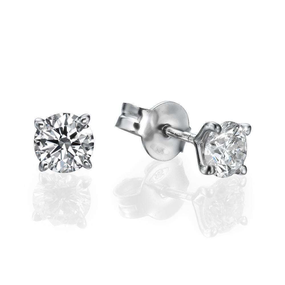 Anniversary diamond earrings