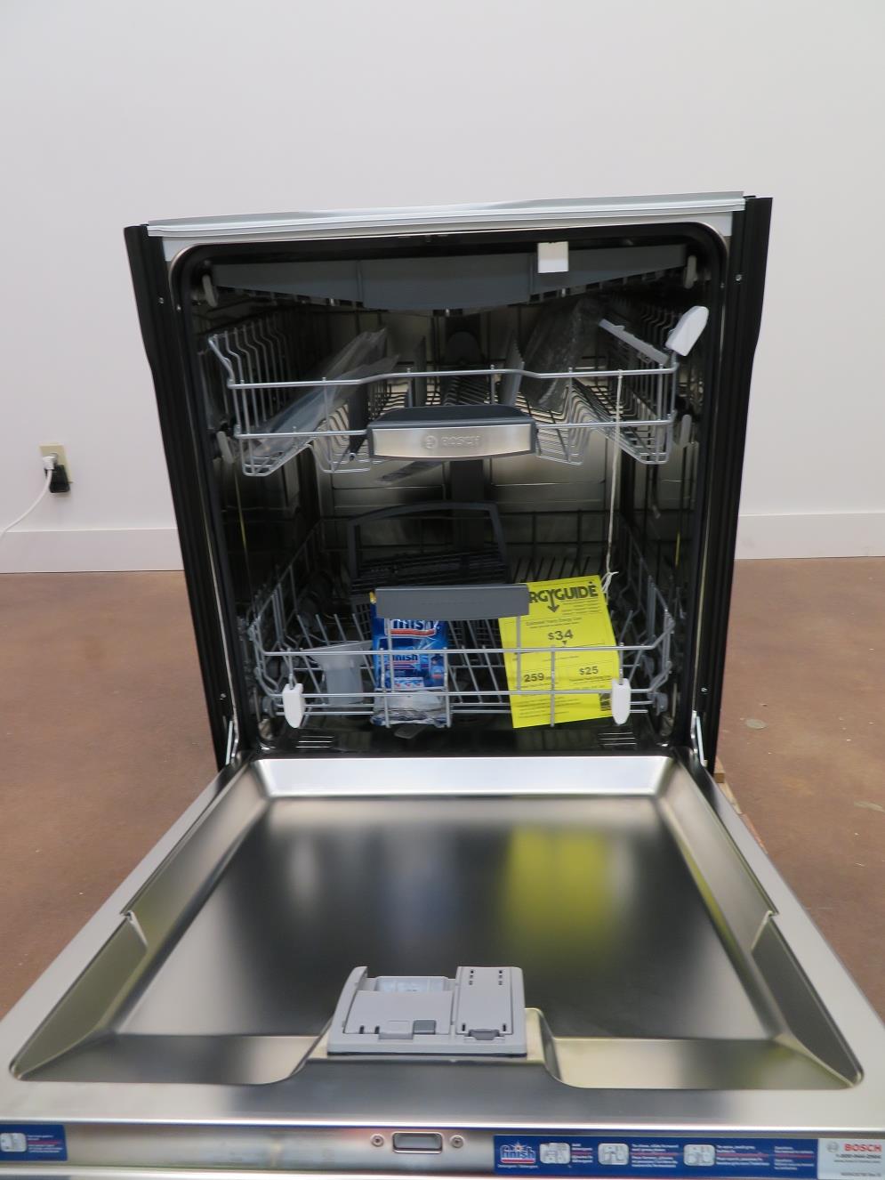 Bosch 800 Series 24" 44 dBA Builtin Dishwasher SGV68U53UC Panel Ready