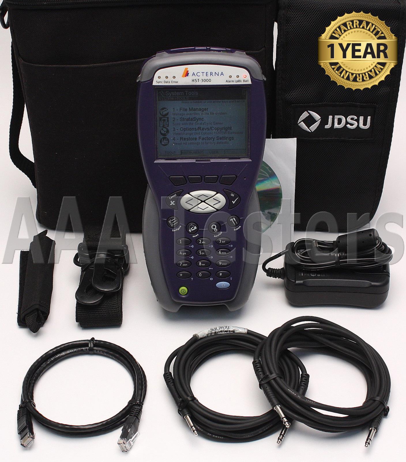 JDSU Acterna HST-3000 Tester w/ SIM T1 Service Module HST 3000 | eBay