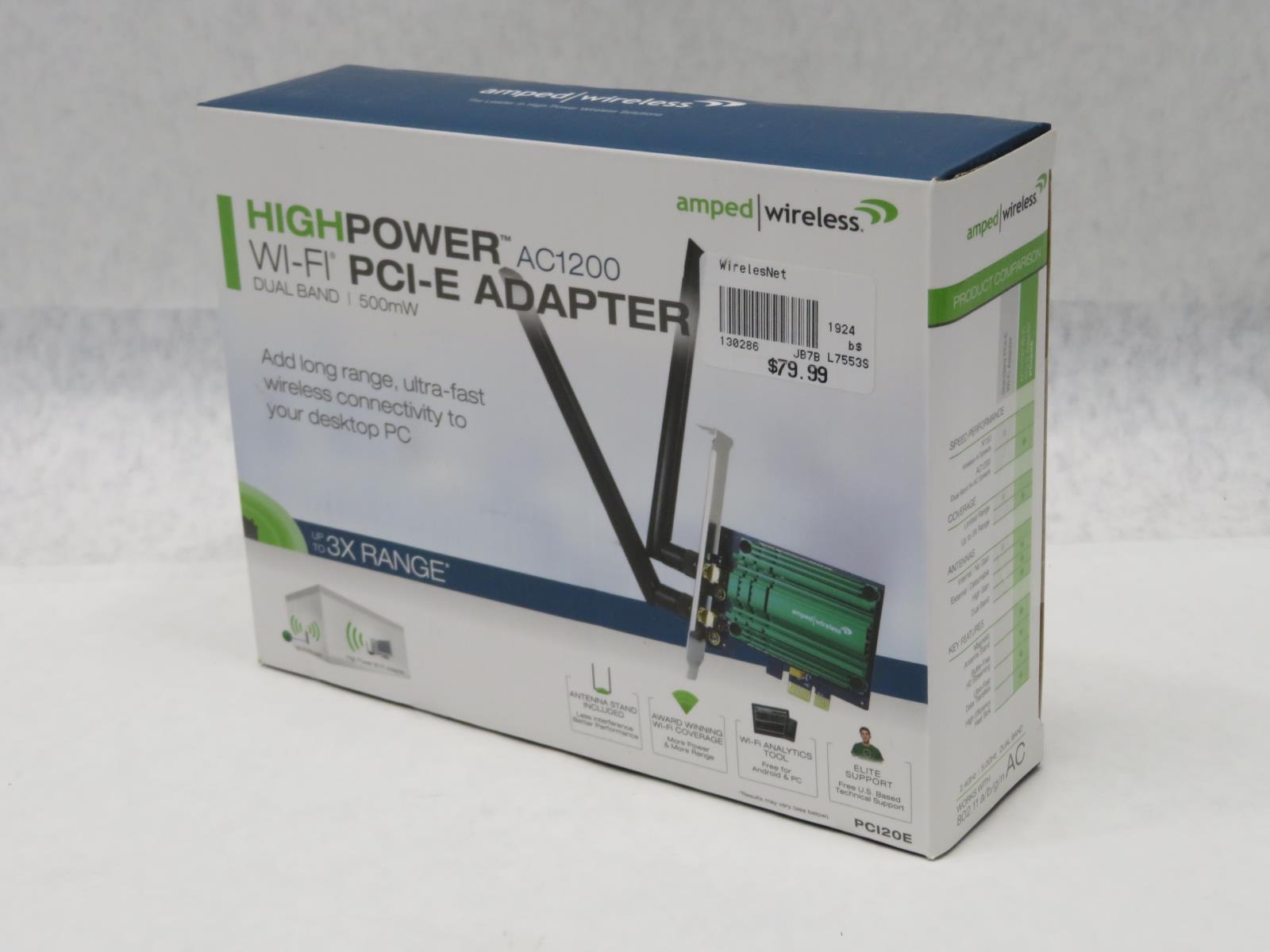 AMPED WIRELESS HIGH POWER WI-FI PCI-E ADAPTER DRIVER FOR WINDOWS 8 AMPED WIRELESS HIGH POWER WI-FI PCI-E ADAPTER DRIVERS FOR WINDOWS 8