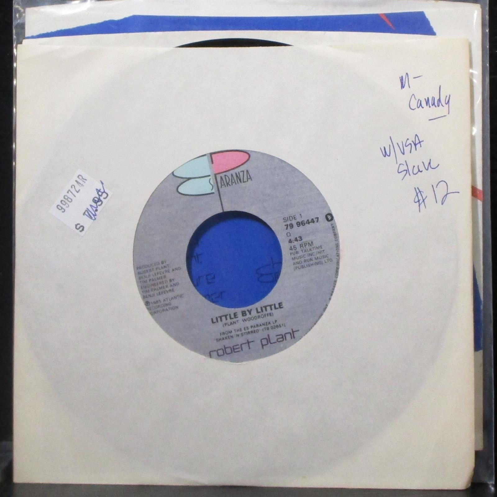 Robert Plant Little By Little / Trouble Your Money 7 Robert Plant Little By Little / Trouble Your Money 7