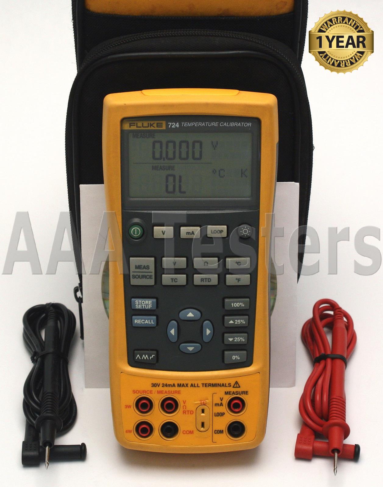 Fluke 724 Temperature Calibrator User Manual