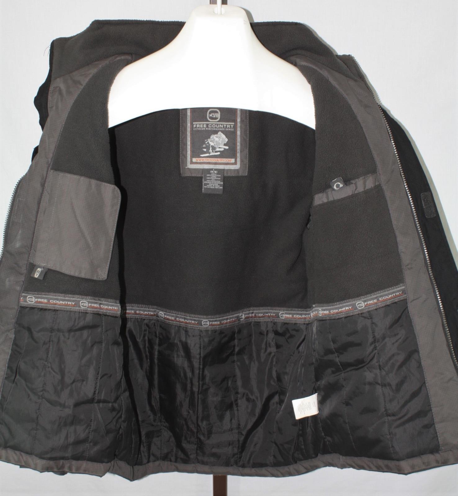 Free Country FCXtreme Boys Gray Black Front Zip Jacket Coat Size Large ...