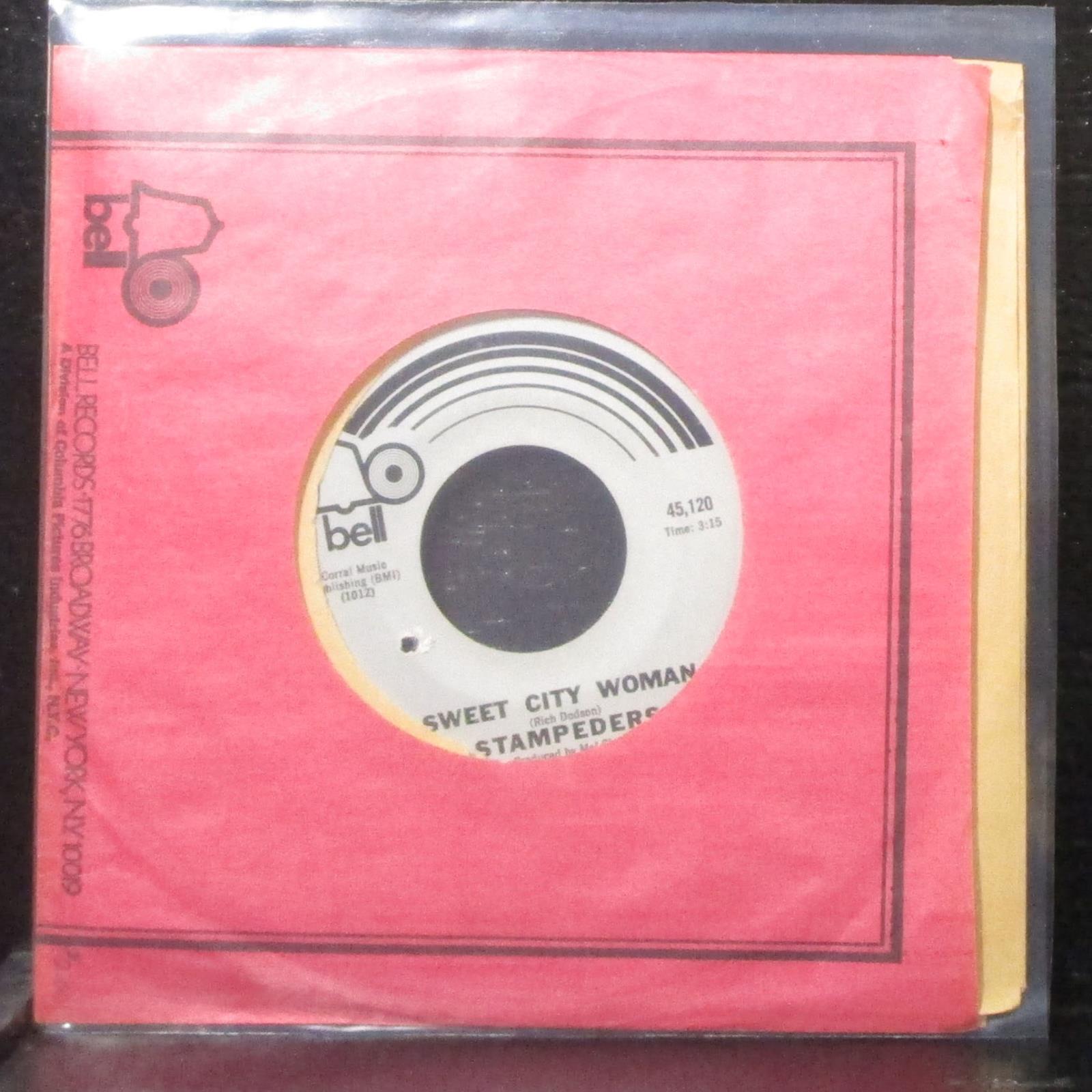 Stampeders Sweet City Woman Gator Road 7 Mint Vinyl 45 Bell 45 1 Usa Ebay