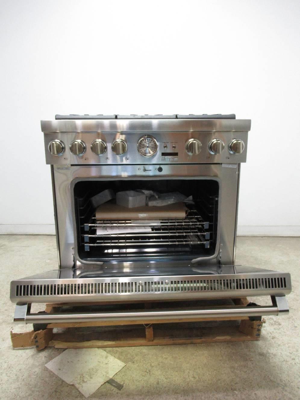 Thermador 36" All Telescopic Racks 6 Burn.ProStyle Gas Range Stainless