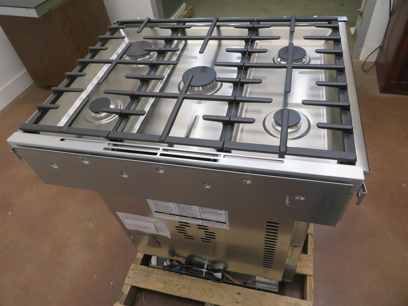 Bosch Benchmark 30" 5 Sealed Burners Slidein Gas Range Stainless HGIP054UC IMG eBay