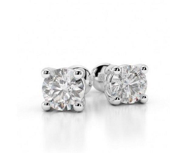 0.25 ct diamond earrings