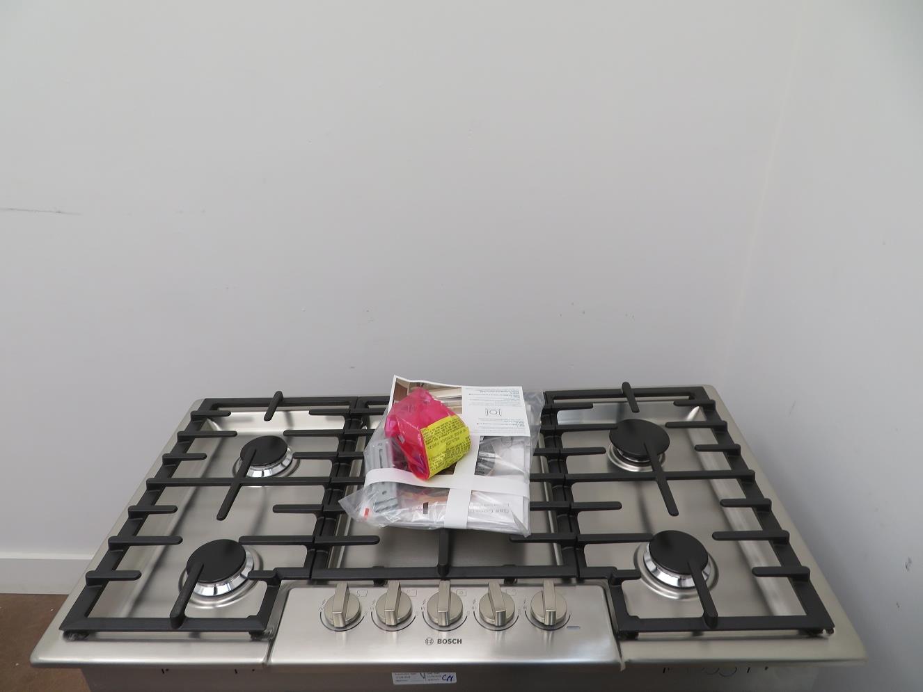 Bosch 800 Series NGM8656UC 36 inch Gas Cooktop 5 Sealed Burners Cast