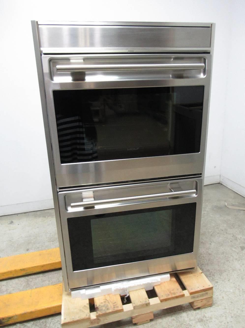 Wolf L Series 30" SS 4.5 Dual Convection Ovens Double Electric Wall