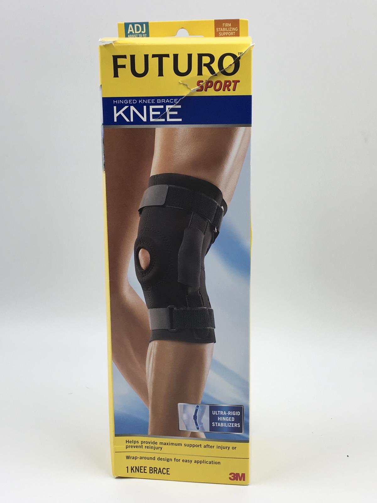Futuro Sport Hinged Firm Stabilizing Support Knee Brace Adjustable Men