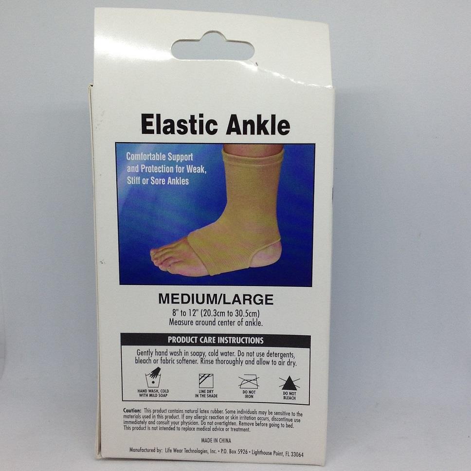 Flex Aid Ankle Elastic Support Medium Large 14007755009 | eBay