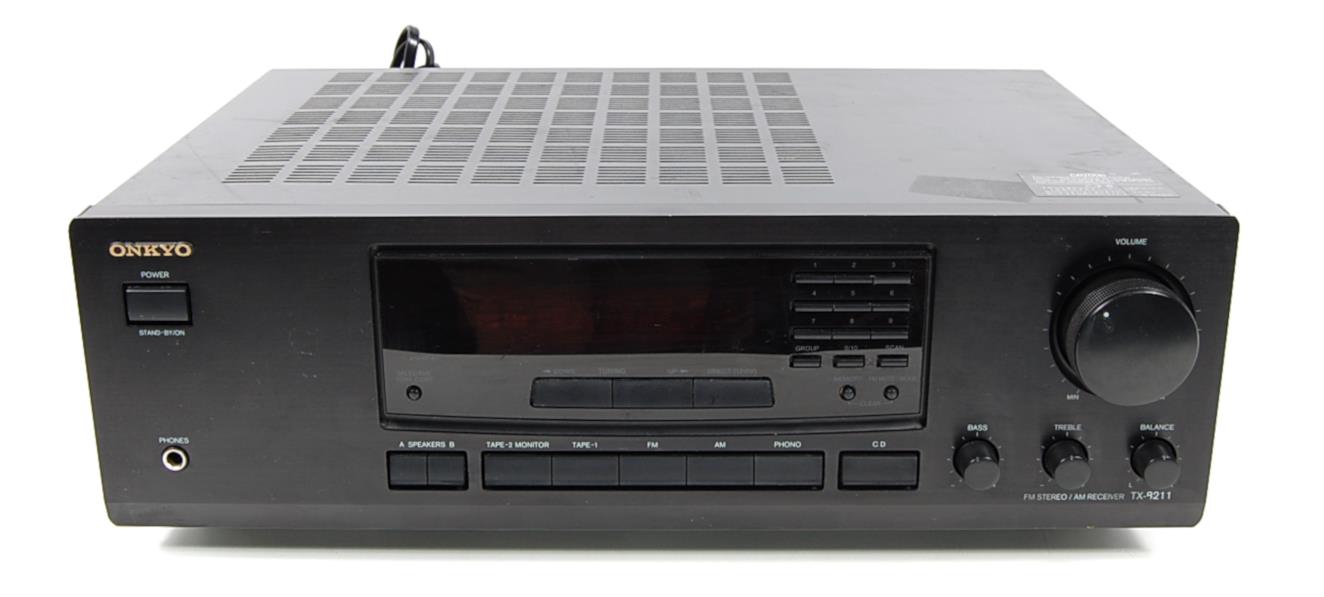 Onkyo TX8211 AM/FM Stereo Receiver 72874402129 eBay