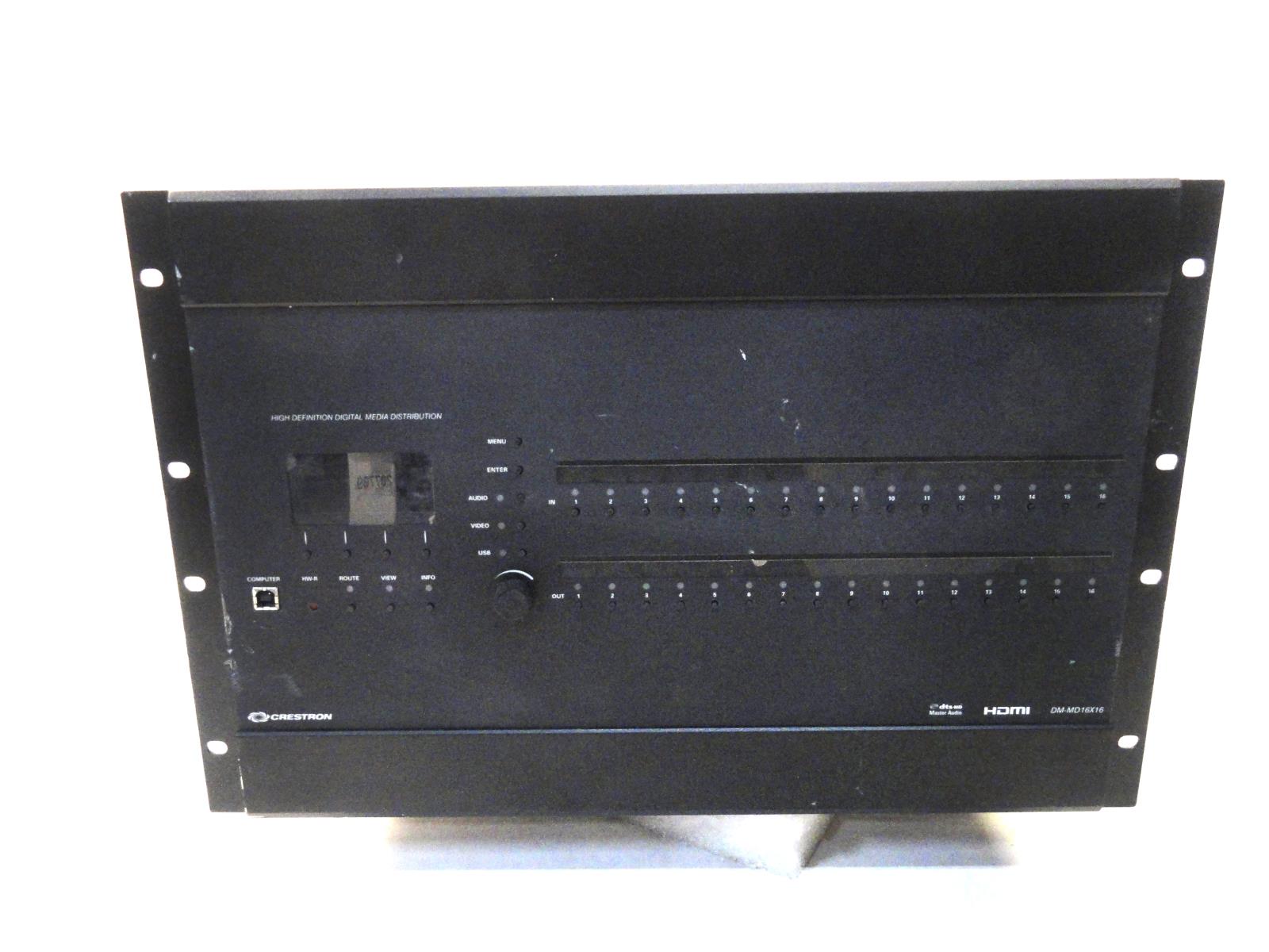 Crestron DMMD16X16 DigitalMedia Switcher includes 10x DMCCDSP & 4x