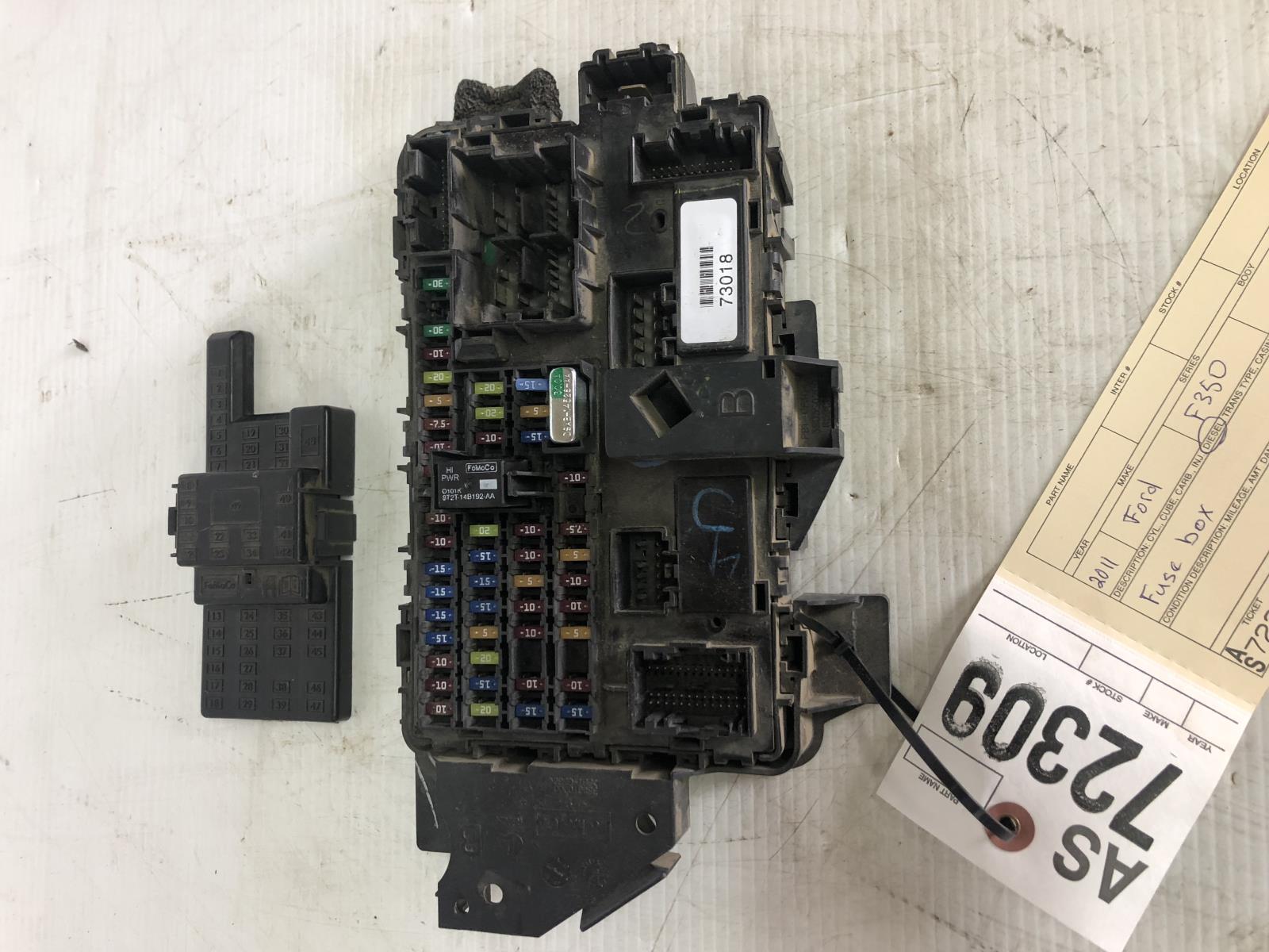 Details About 2011 2013 Ford F350 Fuse Box Gem Module Tag As72309
