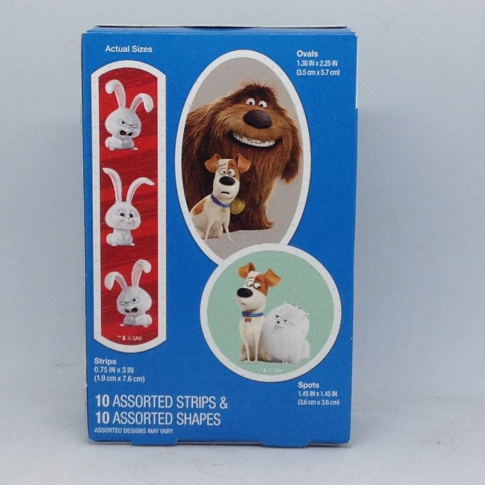 Children's Kid's Assorted Characters Bandages Bandaids CVS 1000