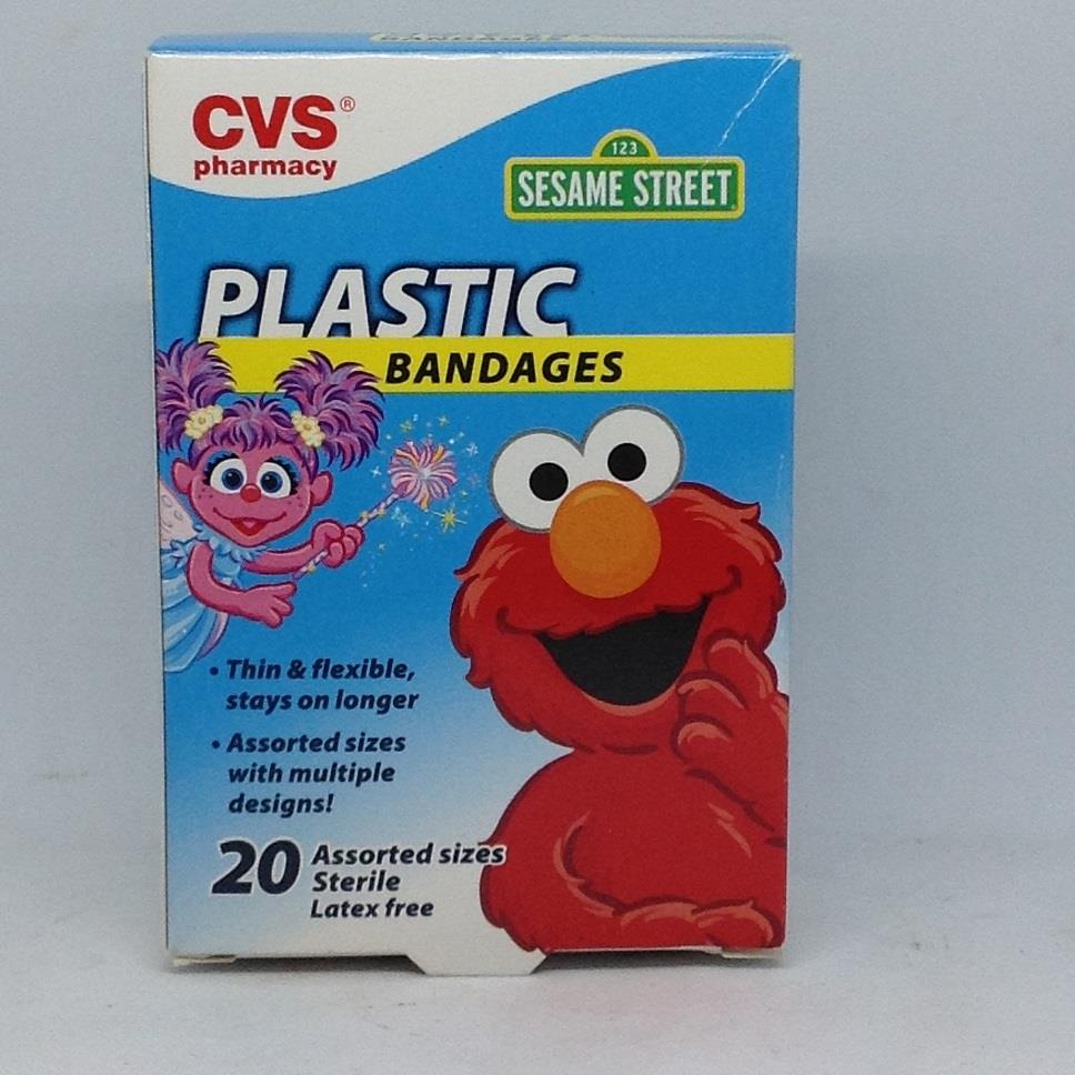 Children's Kid's Assorted Characters Bandages Bandaids CVS 1000
