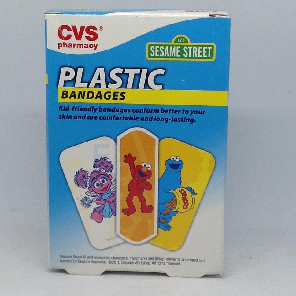 Children's Kid's Assorted Characters Bandages Bandaids CVS 1000