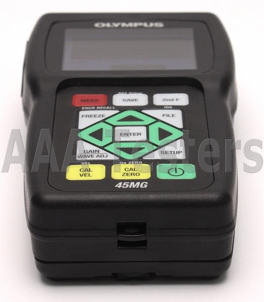 Olympus Panametrics 45MG Ultrasonic Thickness Gage w/ D7906SM Transducer Gauge eBay