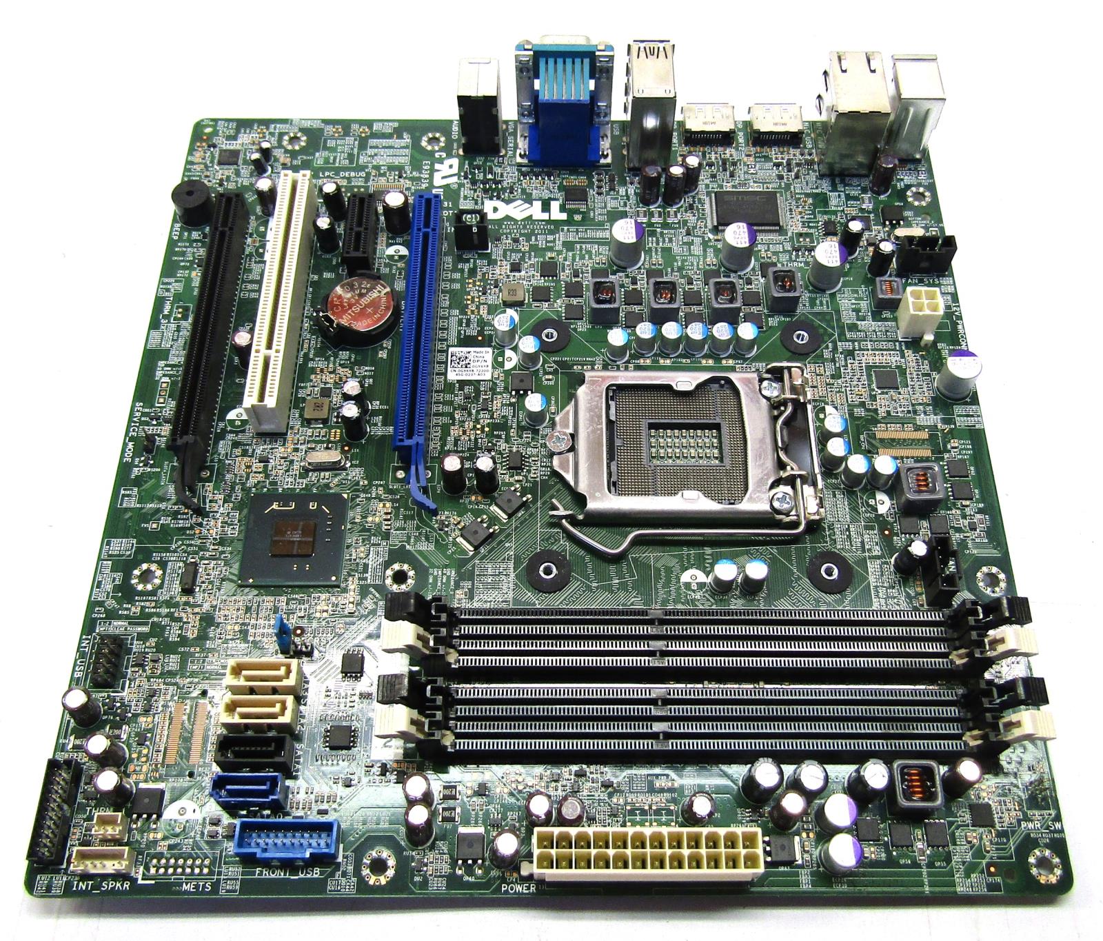 Dell 0GY6Y8 Motherboard | For Dell Optiplex 7010 | 1x VGA, 2x PS/2, 1x ...