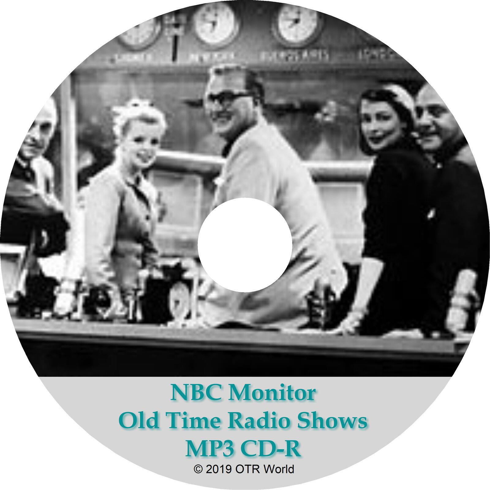 NBC Monitor Old Time Radio Shows 3 Episodes On MP3 CDR OTR OTRS eBay