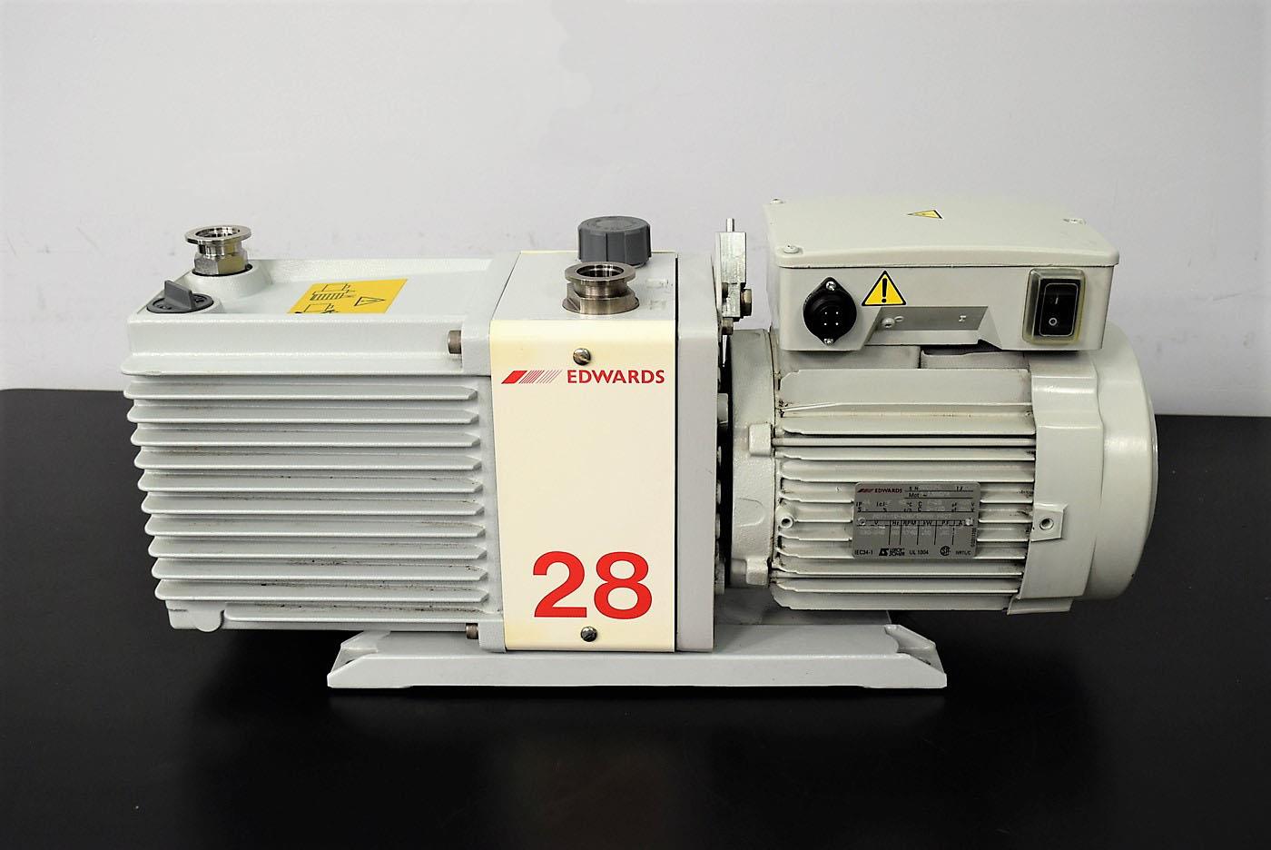 Tested Edwards 28 Vacuum Pump from a Mass Spectrometer Under 12 Micron
