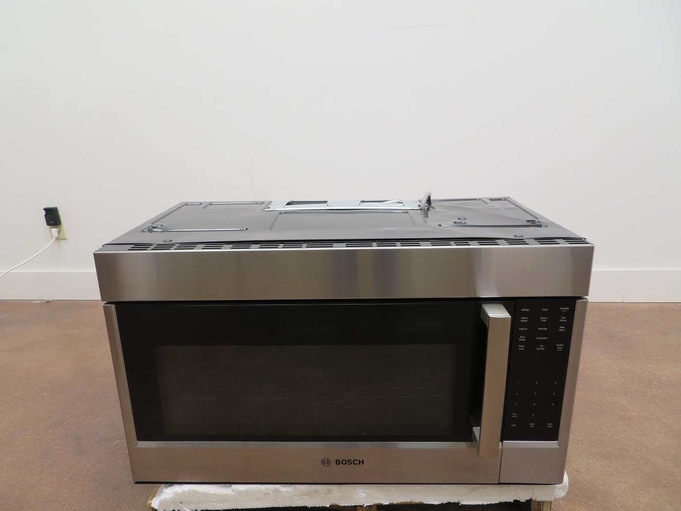 Bosch 800 Series 30" White LED Over The Range Convection Microwave