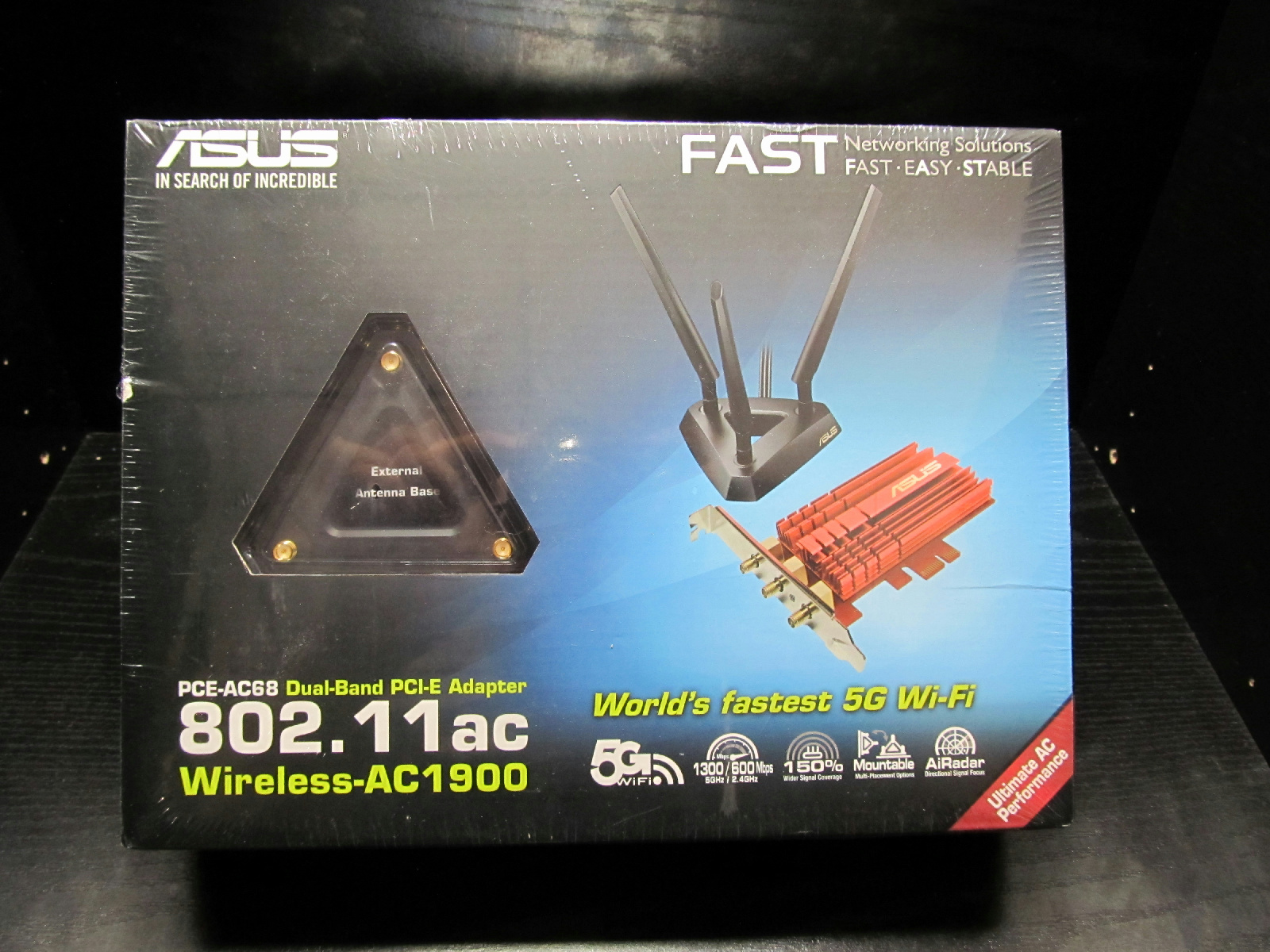 asus pce ac68 dual band pcie adapter