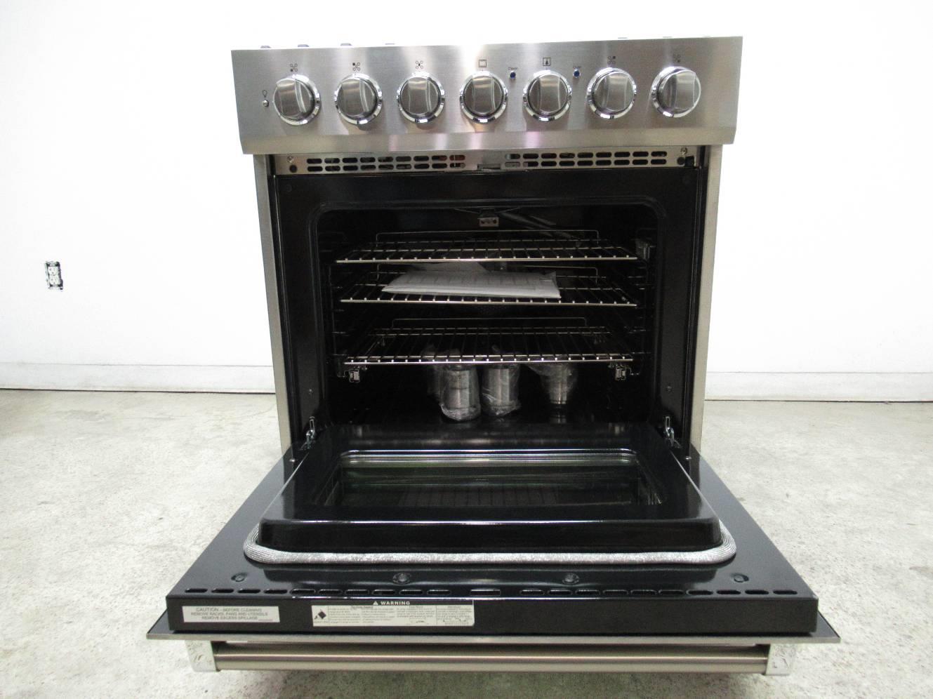 Viking 3 Series 30" SS 5 Burners SelfClean Freestanding Gas Range