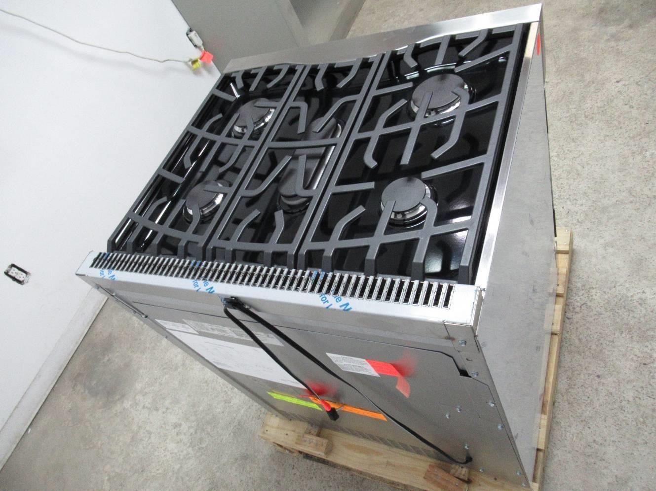 Viking 3 Series 30" SS 5 Burners SelfClean Freestanding Gas Range