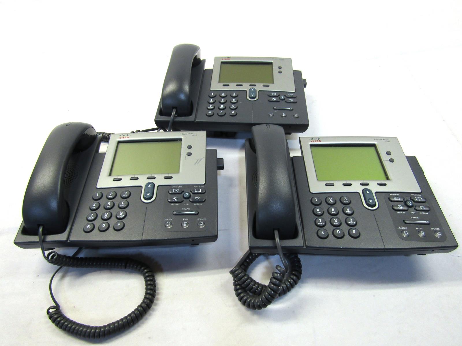 3x Cisco 7942 IP Phones | eBay