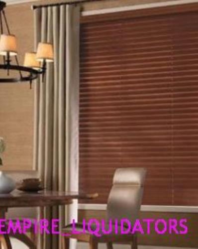 Details About Nib Complete Levelor Premium 2 Real Wood Window Blind 27 X 52 1 4