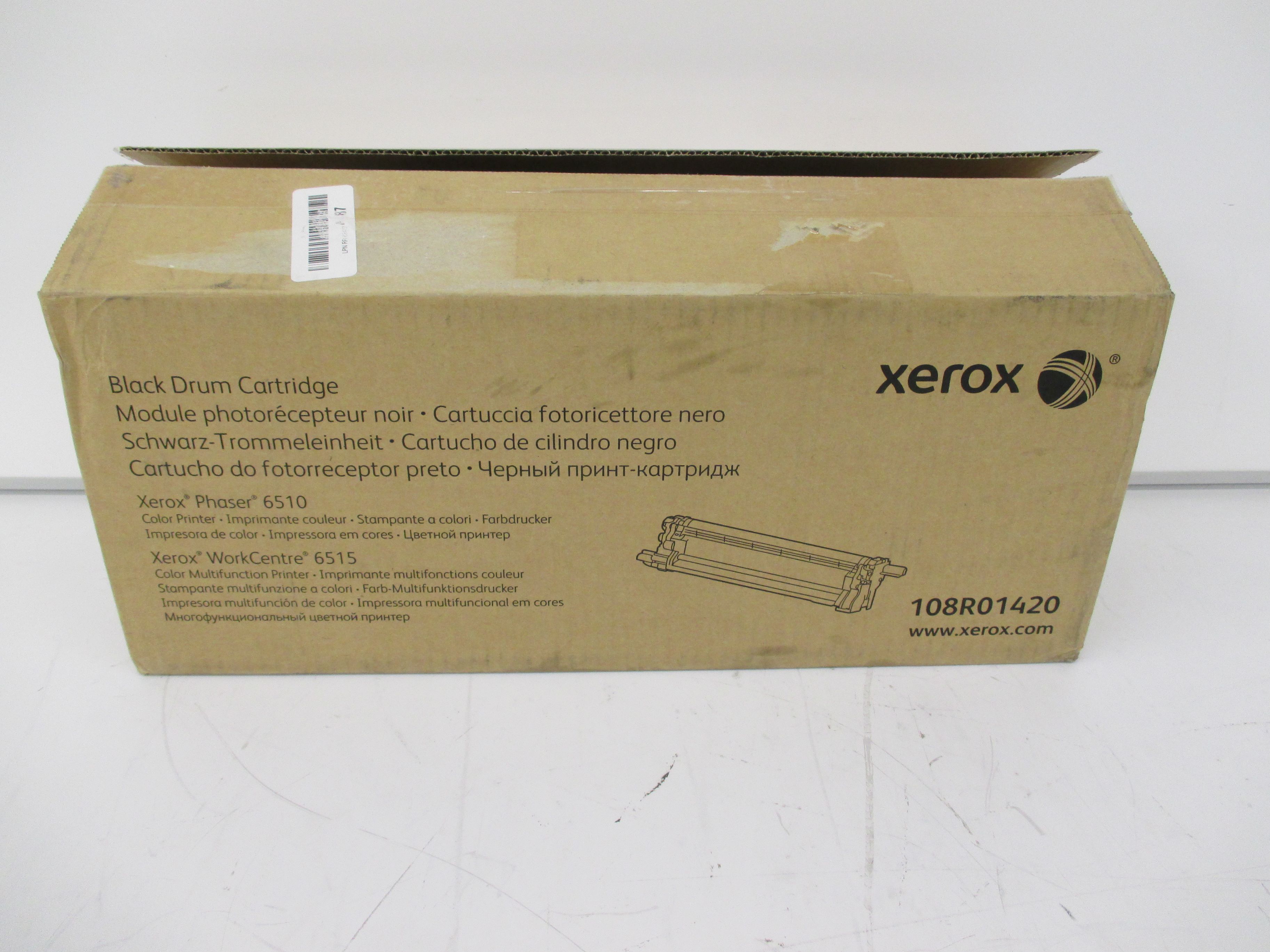 Genuine Xerox 108R01420 Black Drum Cartridge - NEW, OPEN BOX | eBay