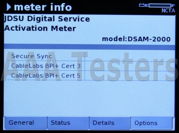 JDSU Viavi DSAM-2000 xt DOCSIS 2.0 CATV Meter w/ Secure Sync | eBay