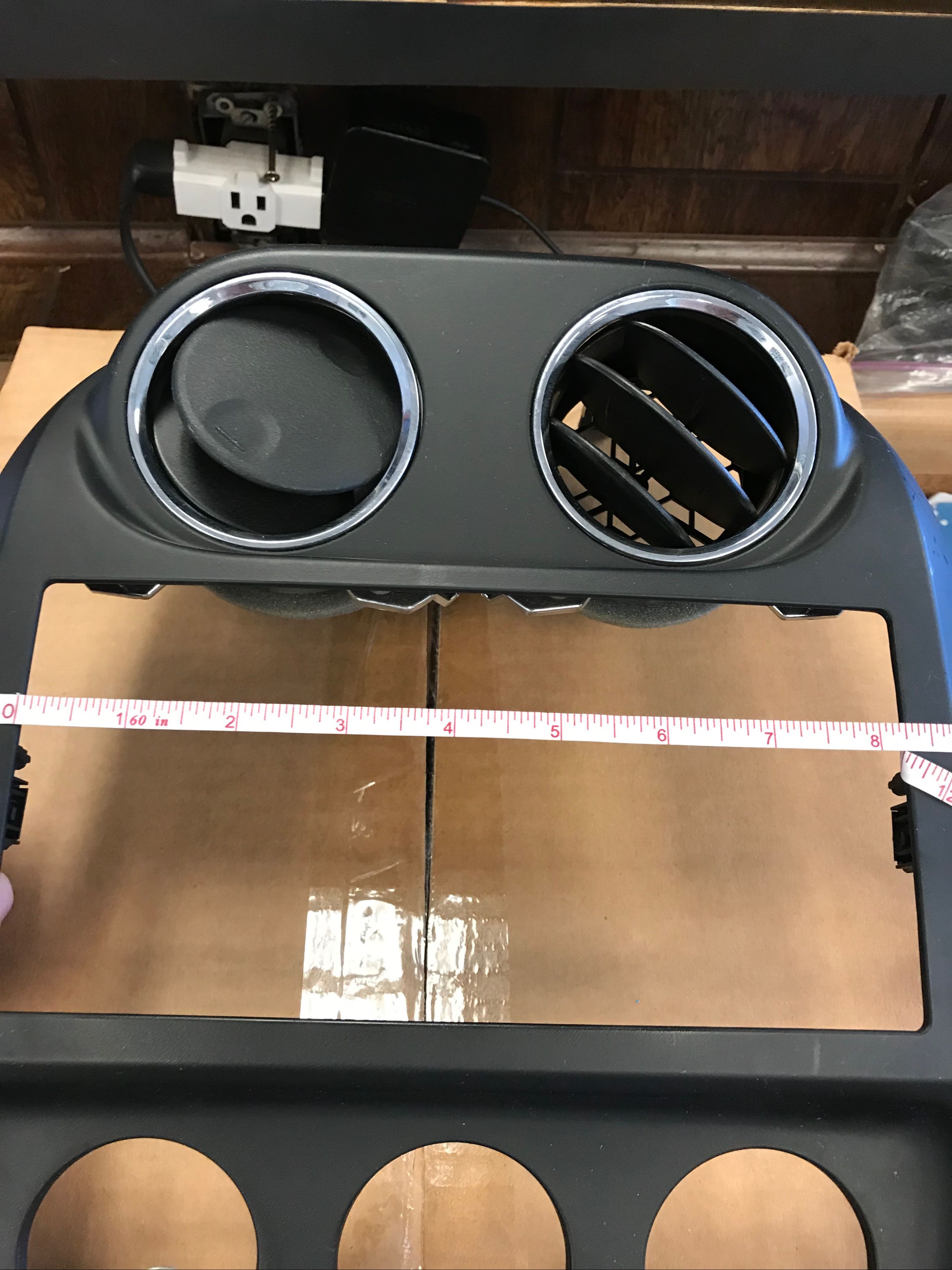 2010-2017 Jeep Compass Patriot Radio Climate Center Dash Trim Bezel