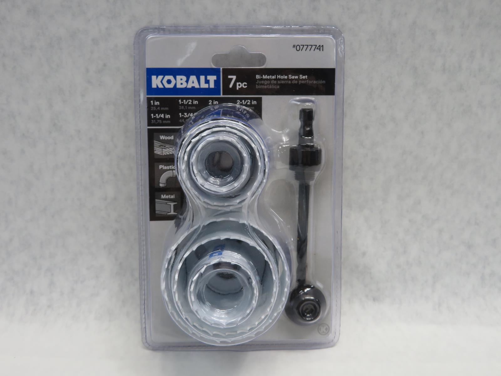 Kobalt 7Piece BiMetal Hole Saw Set eBay
