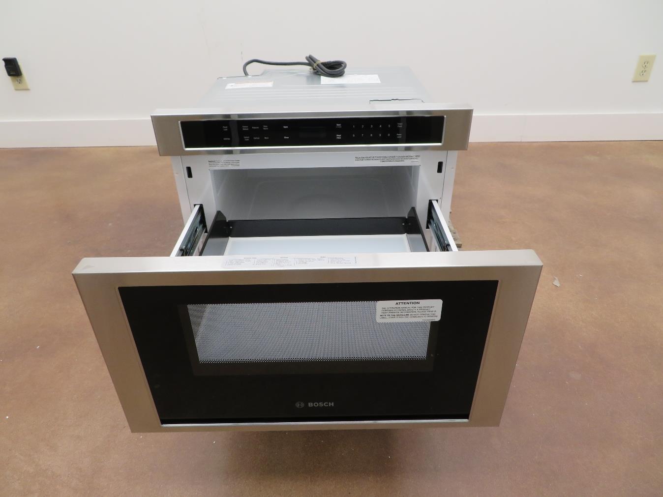 Bosch 800 Serie 24" Built-in Microwave Drawer HMD8451UC Glass Touch