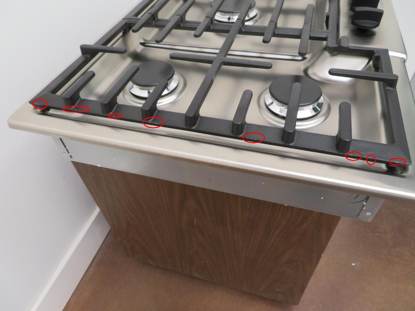 Bosch 800 Series 36'' Gas Cooktop 5 Sealed Burners CastIron Grates