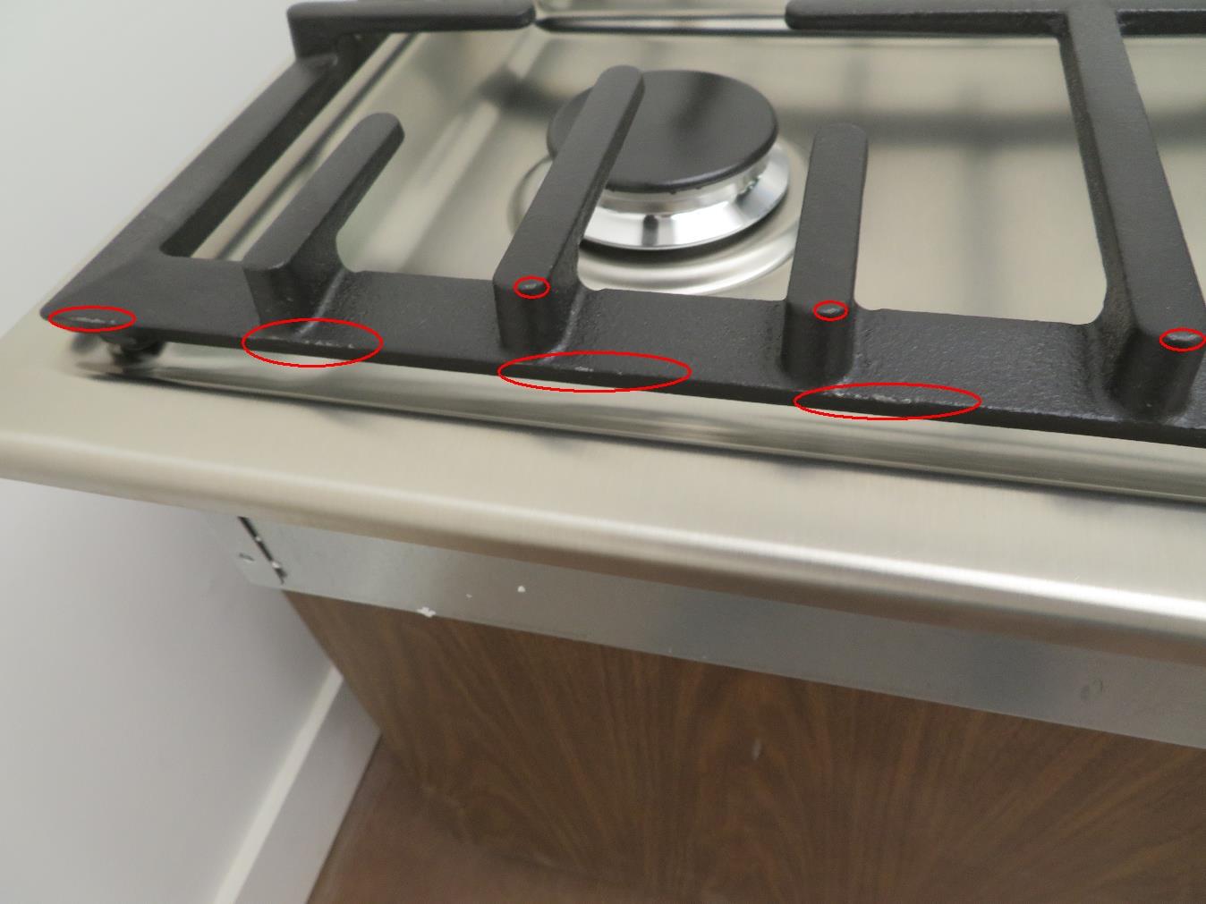 Bosch 800 Series 36'' Gas Cooktop 5 Sealed Burners CastIron Grates