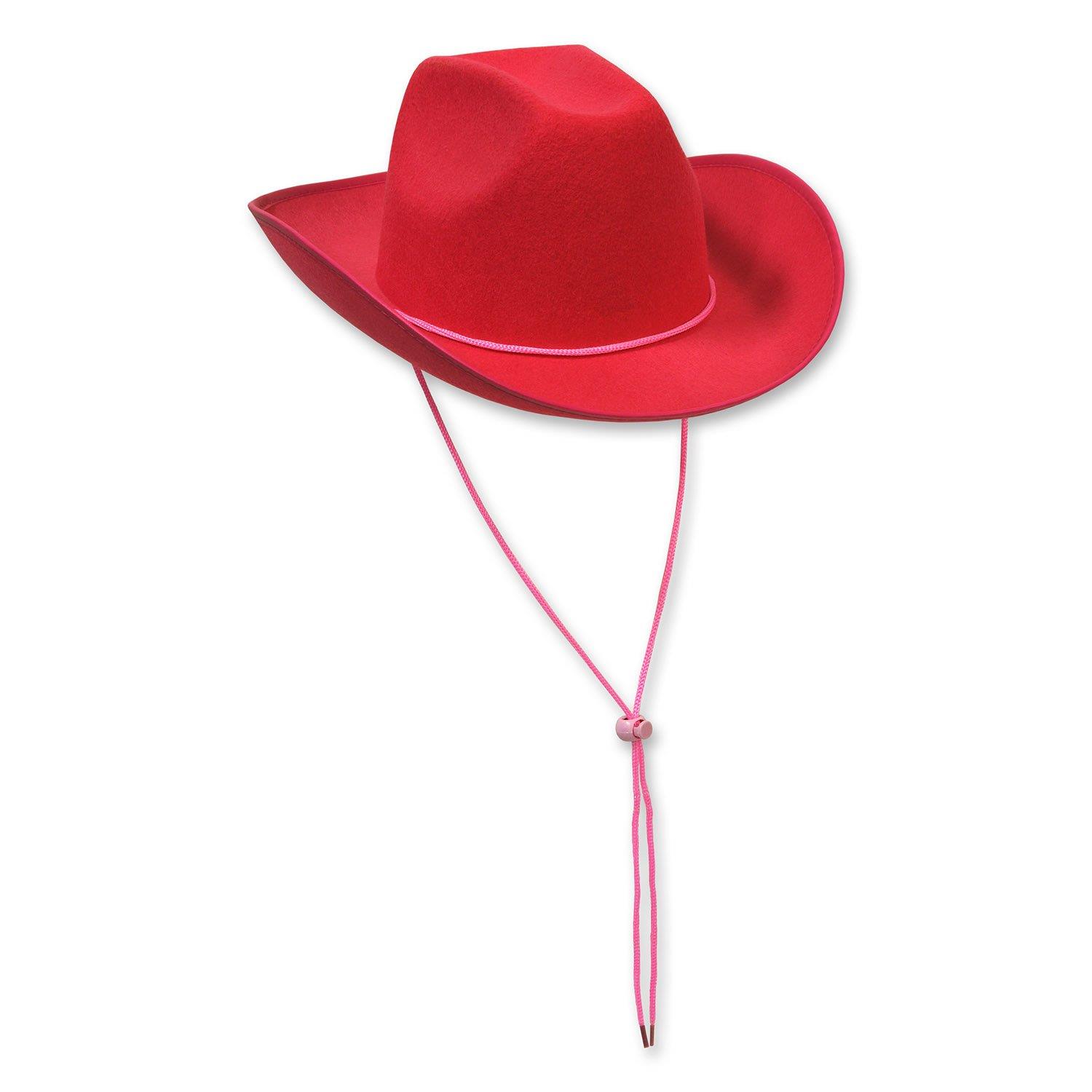 pink felt cowboy hat