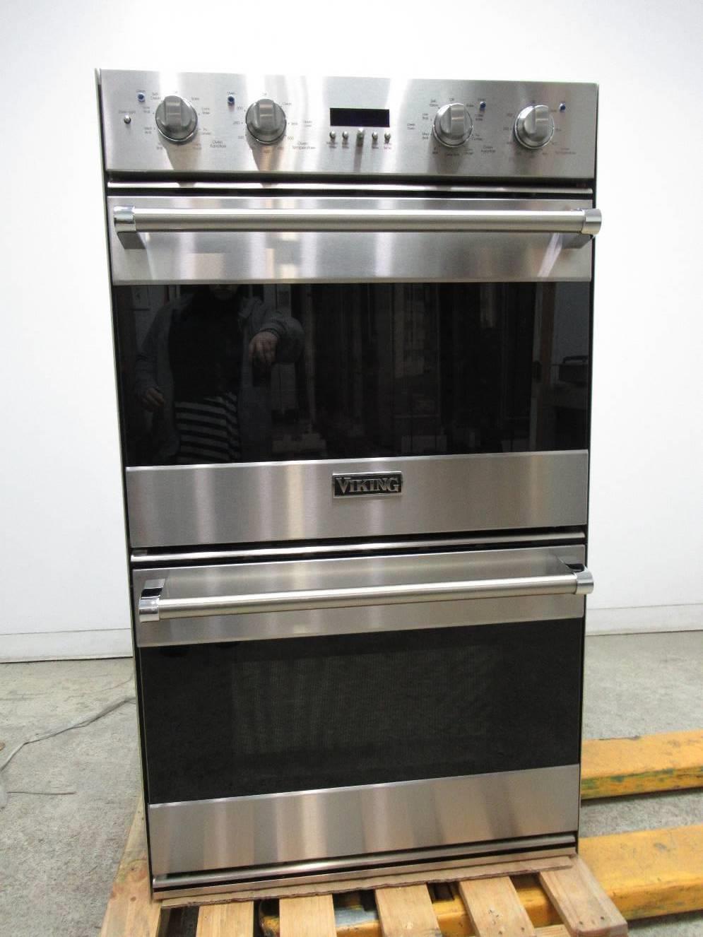 viking 30" SS 4.3 cu. ft. Double TruConvec Electric Wall Oven