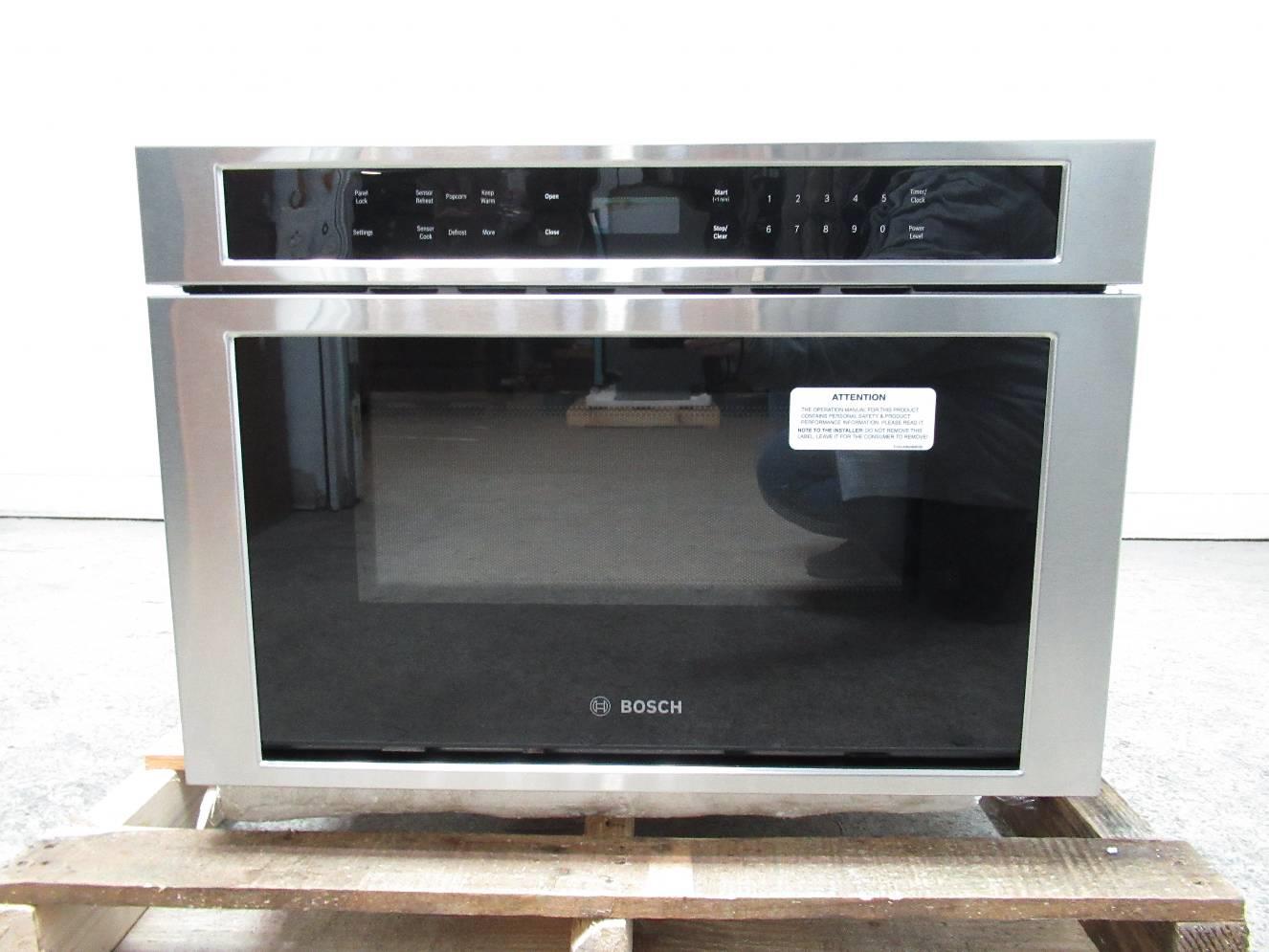Bosch 800 Series 24" 950 Cooking Watts Glass Touch Built in Microwave